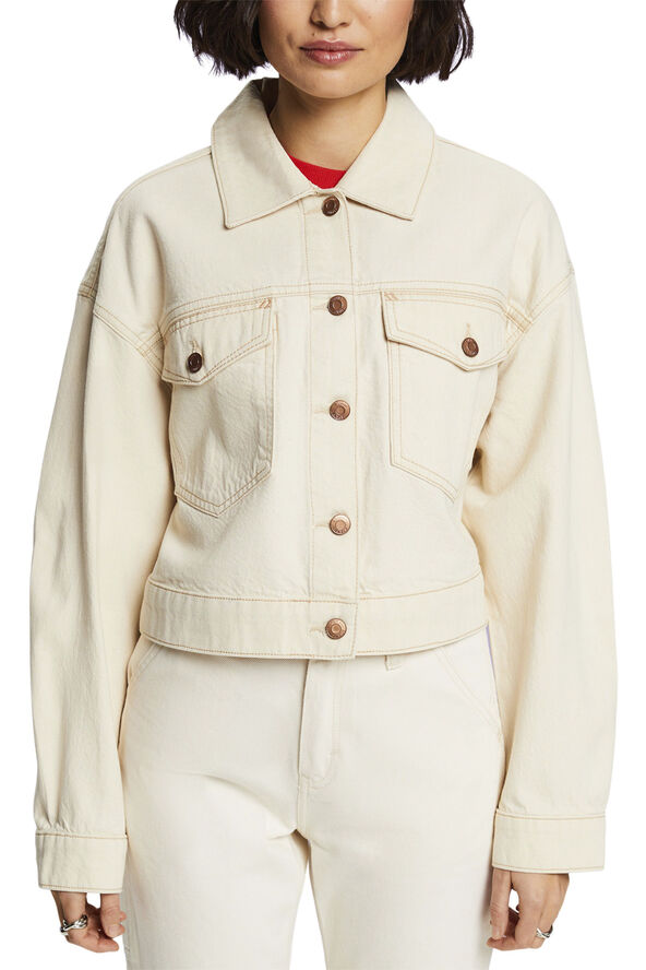 Esprit CRPPD RLXD JCKT Off white