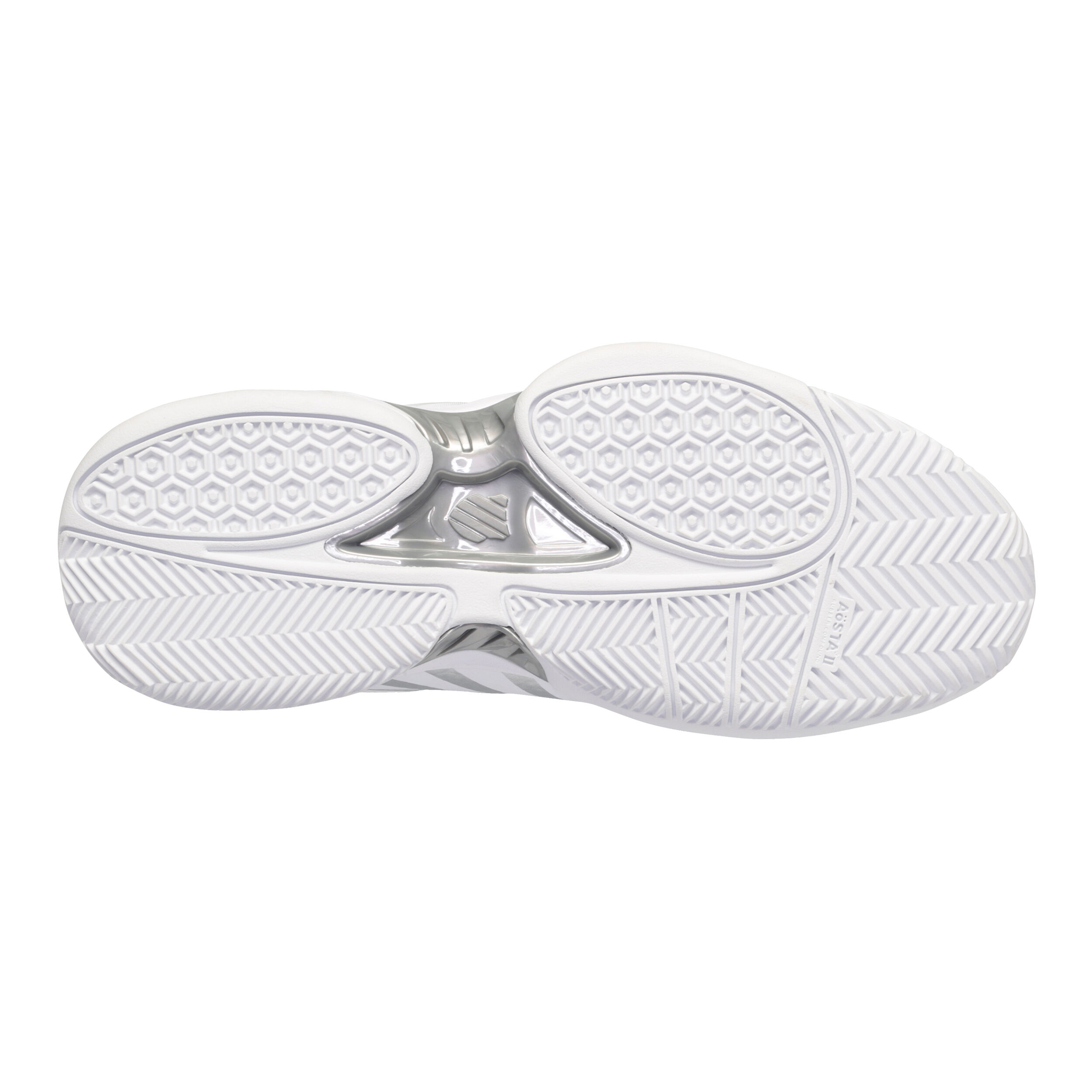 K-Swiss Receiver V Chaussures Toutes Surfaces Femmes - Blanc , Argent