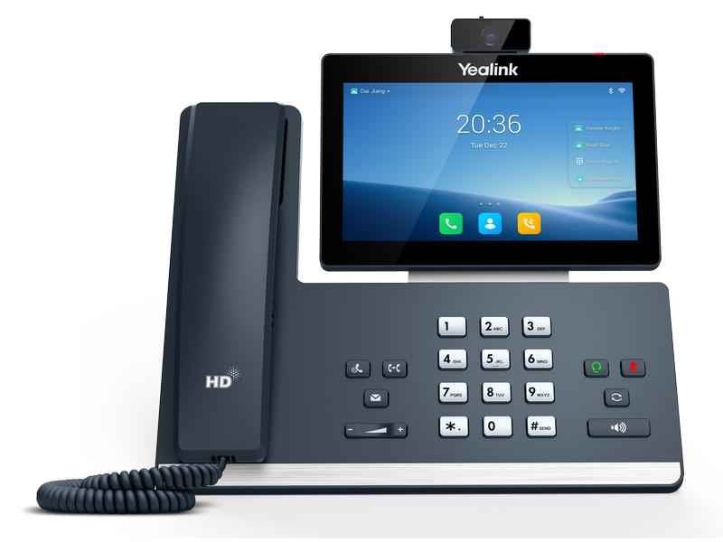 Yealink Tischtelefon T58W mit Kamera Grau Einfache Audio- und visuelle Kommunikation
