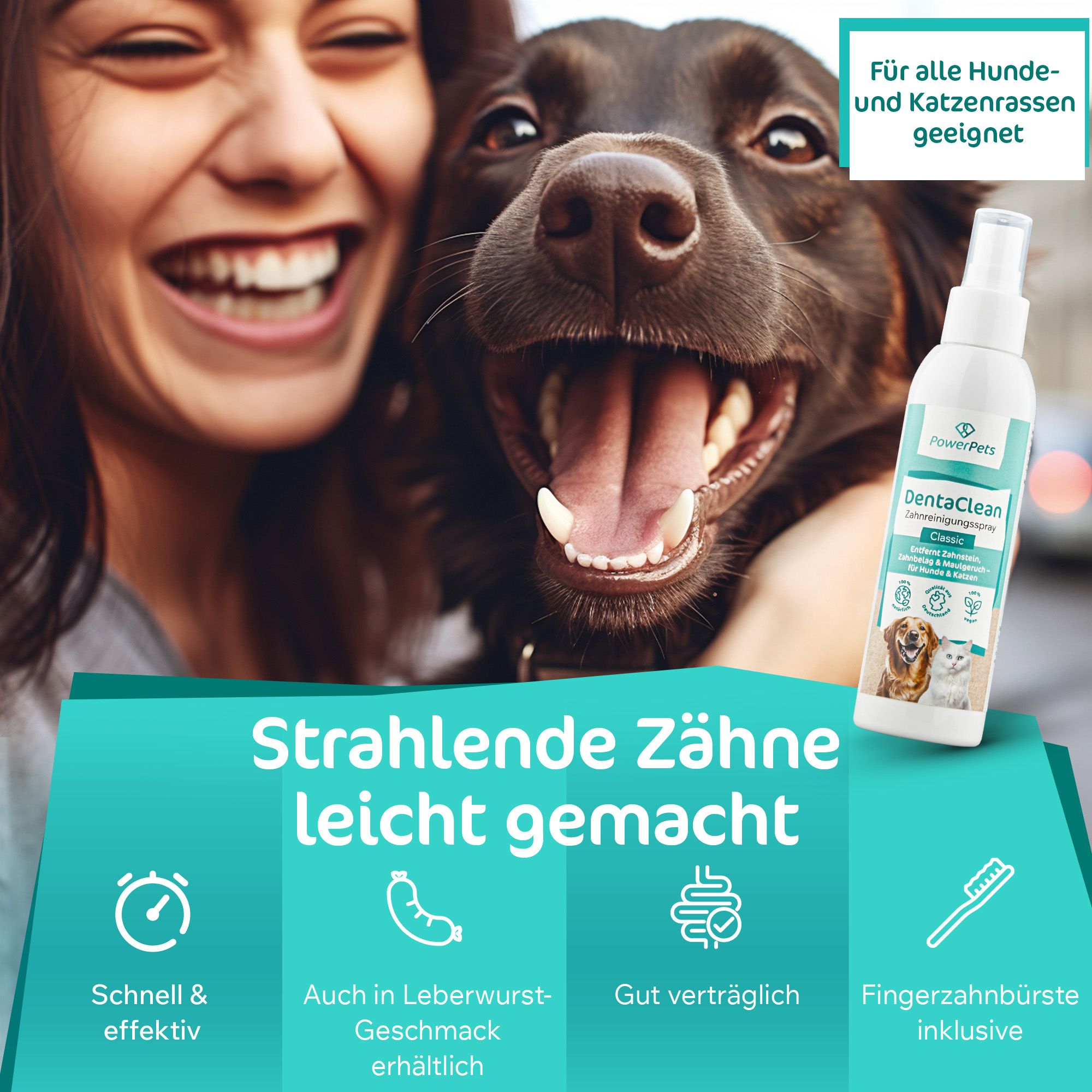 PowerPets - DentaClean - Zahnreinigungsspray Classic