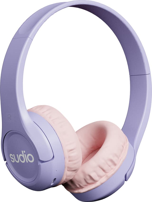 Sudio K1 Kidz trådløse on-ear høretelefoner (lilla)