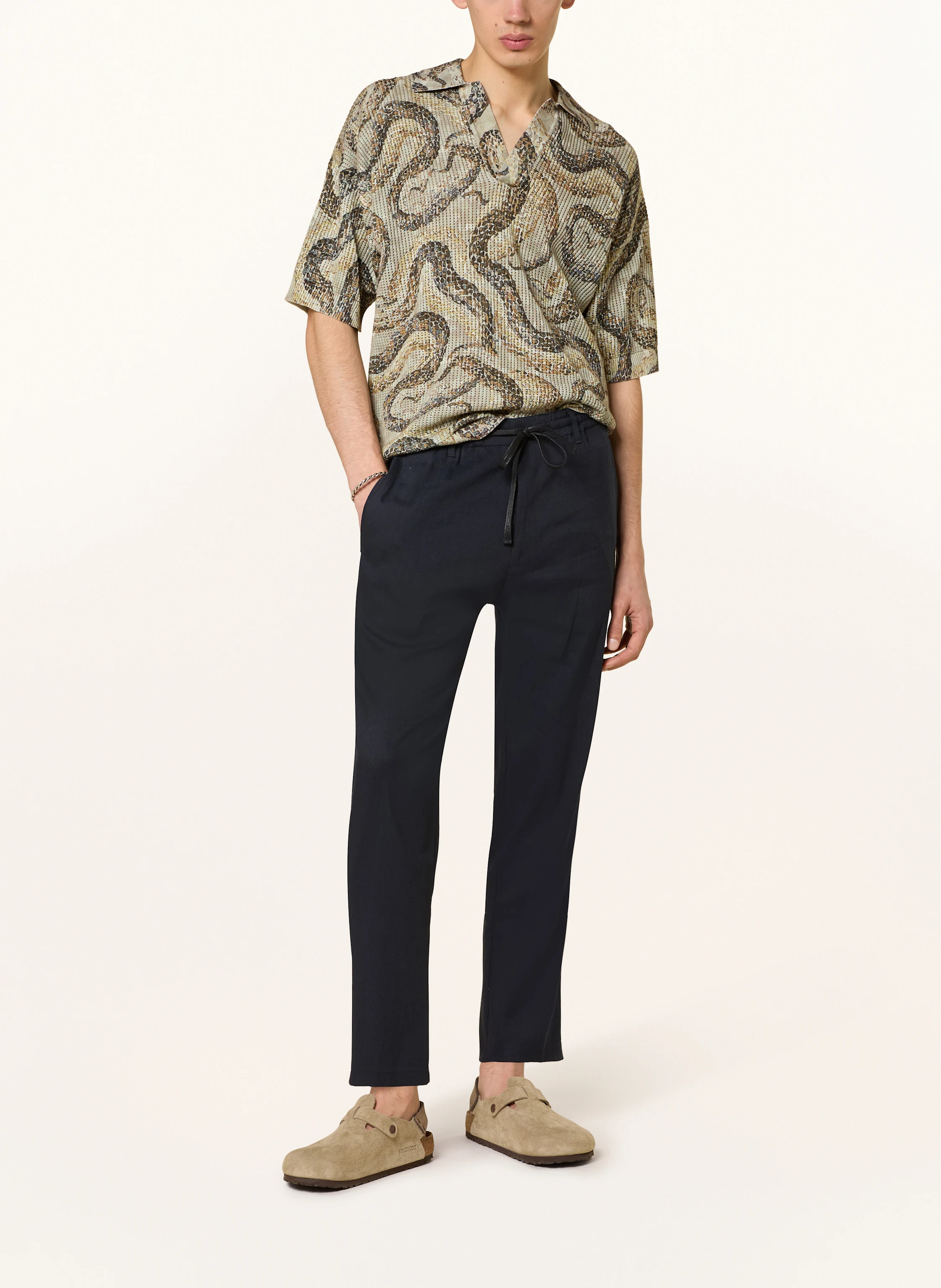 DRYKORN Hose DEGER im Jogging-Stil Regular Fit mit Leinen
