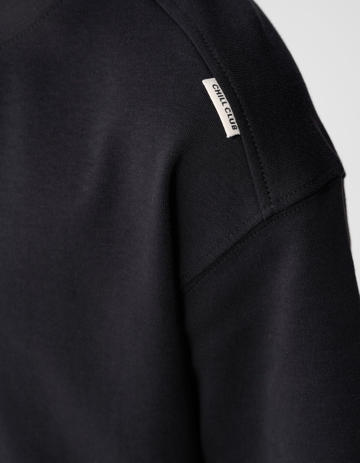 Basis Label T-shirt Zwart
