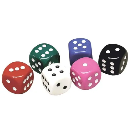AMIGO Würfel Opaque W06 22mm, 1 Stück, sortiert