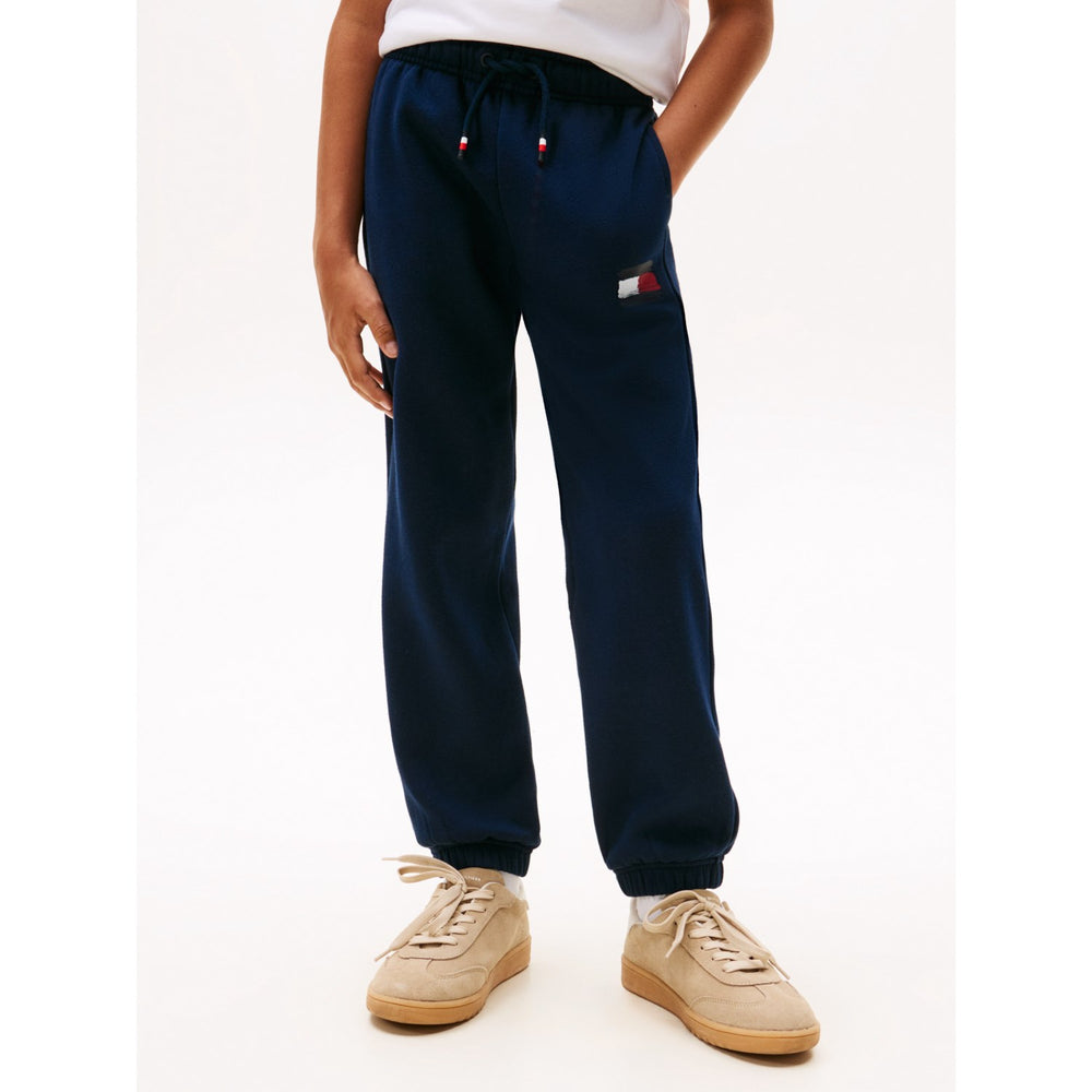 Køb Tommy Hilfiger Dark Night Navy Flag Sweatpants