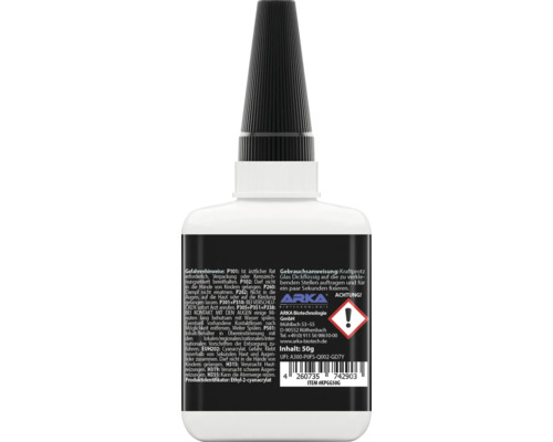 ARKA Kraftprotz Superlijm voor glas, dik, 50 g
