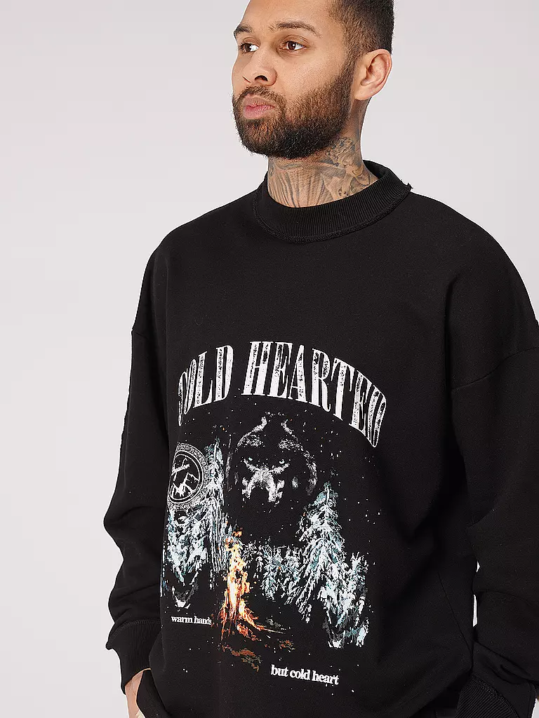 PEGADOR Langarmshirt  schwarz