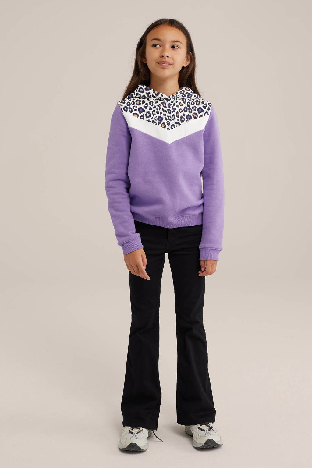 WE Fashion hoodie paars