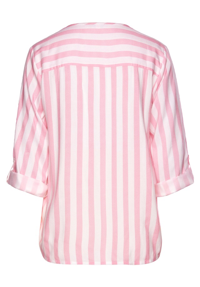 LASCANA Schlupfbluse mit Streifenprint, leichte Webware, Damenbluse