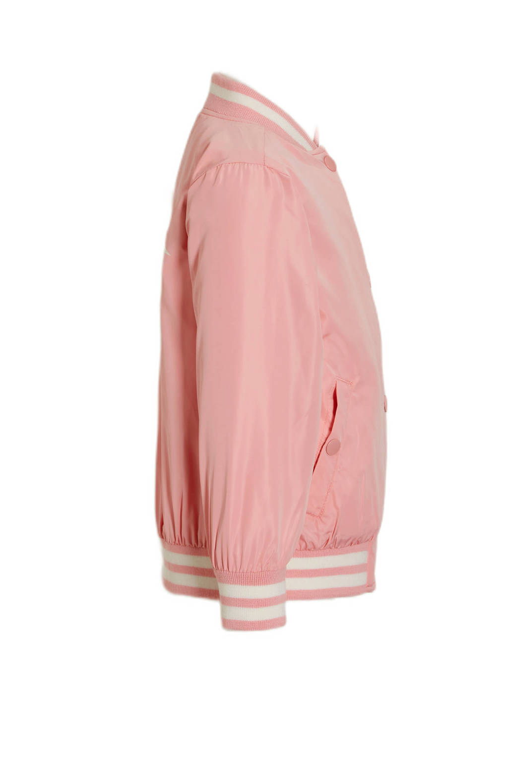 Orange Stars baseball jacket Merle met printopdruk roze