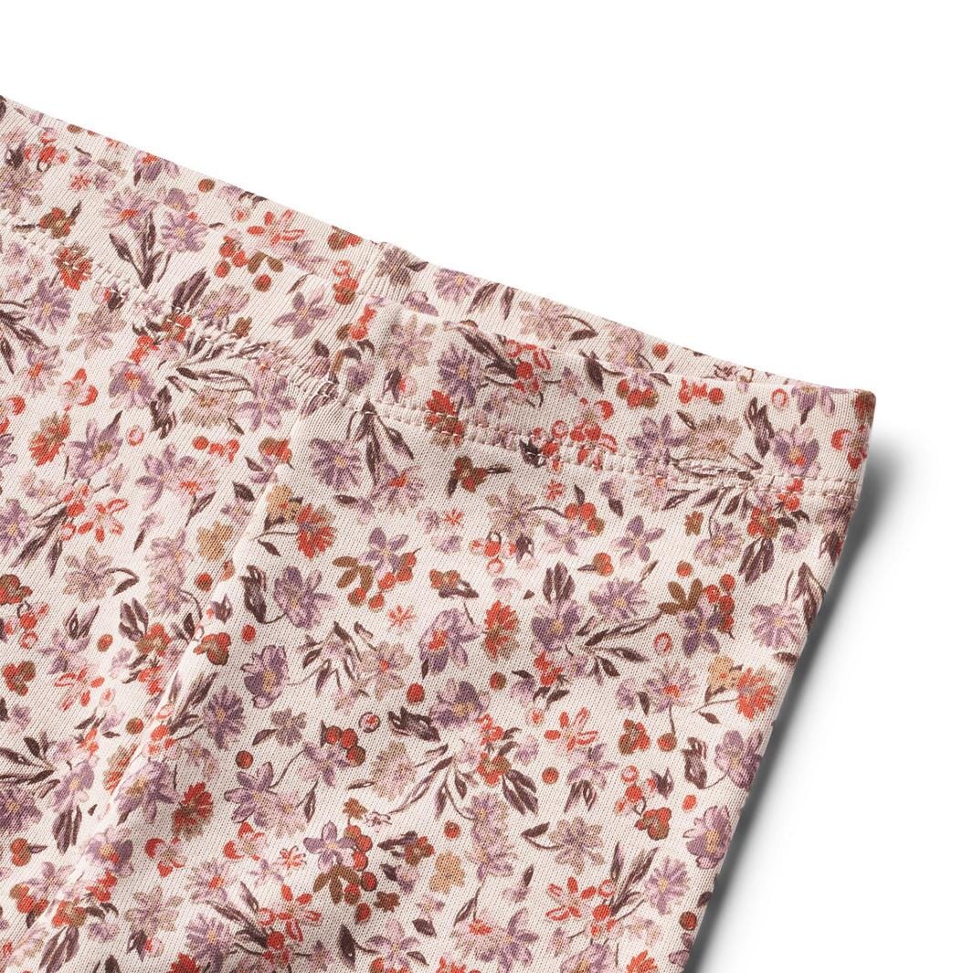 Wheat Leggings Jules jules 1169 pale rose flowers
