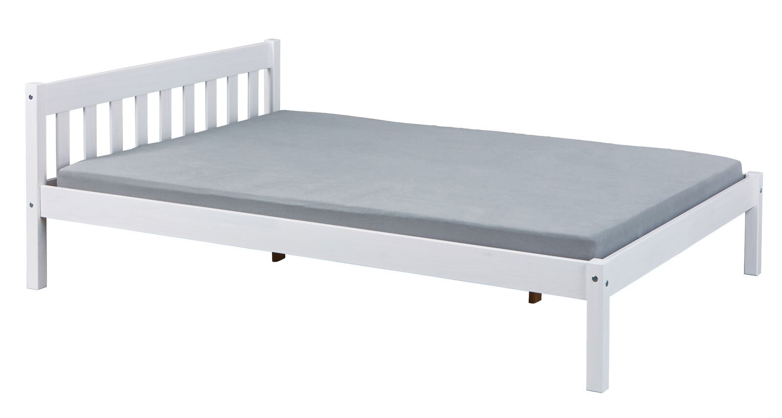Bett LAURI 140 x 200 cm weiß