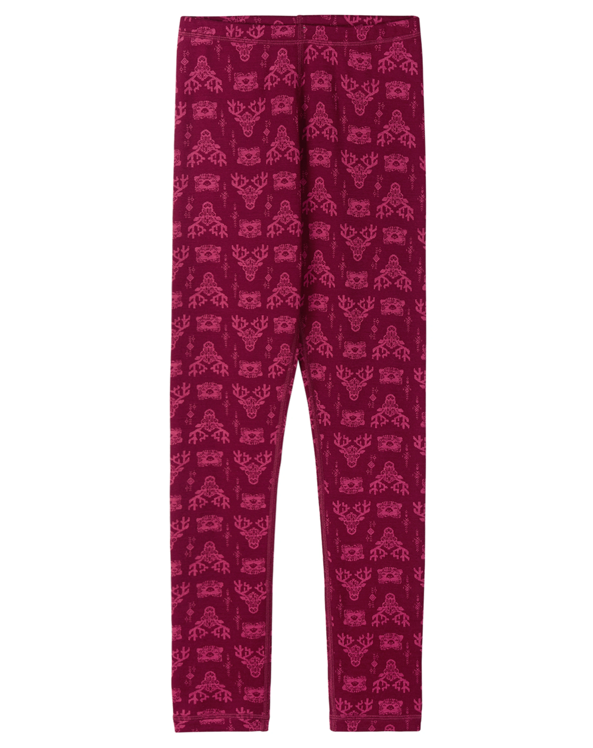 Unterwäsche-Set TAIVAL mit Wolle lang in jam red