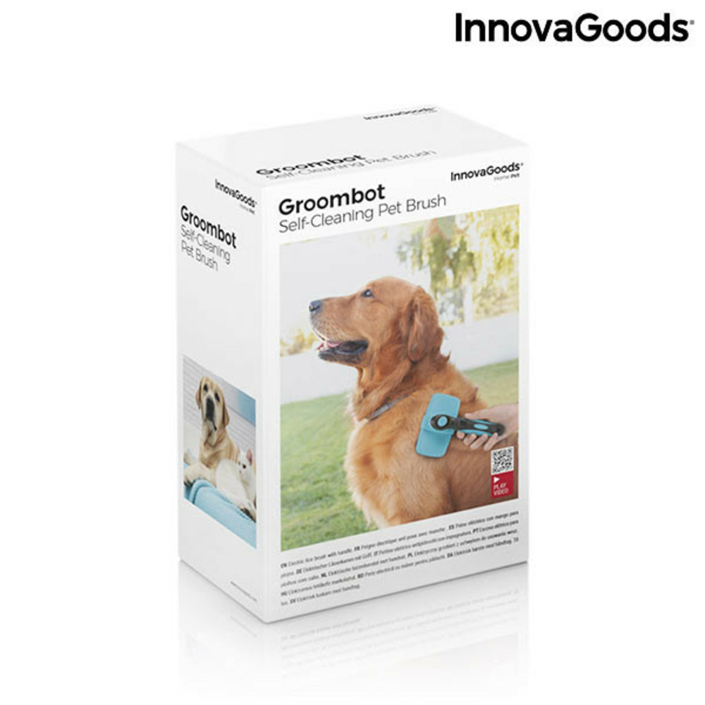 Brosse pour animaux de compagnie avec dents rétractables groombot