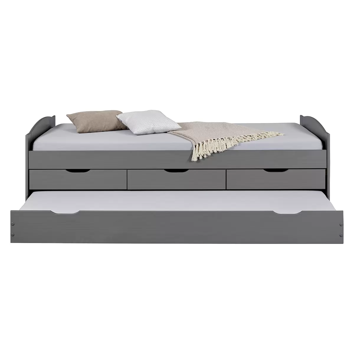 Funktionsbett Lena 90x200 Grau
