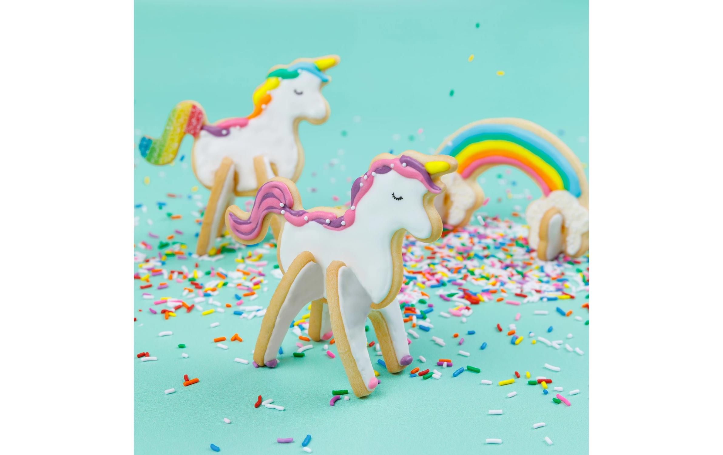 Keksausstecher Einhorn/RegenbogenKeksaustecher-Set