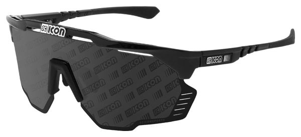 Scicon Sports Aeroshade Kunken Monogram Lunettes De Soleil De Performance Sportive (Scnpp Multimiror Silver/Luminosité Noire)