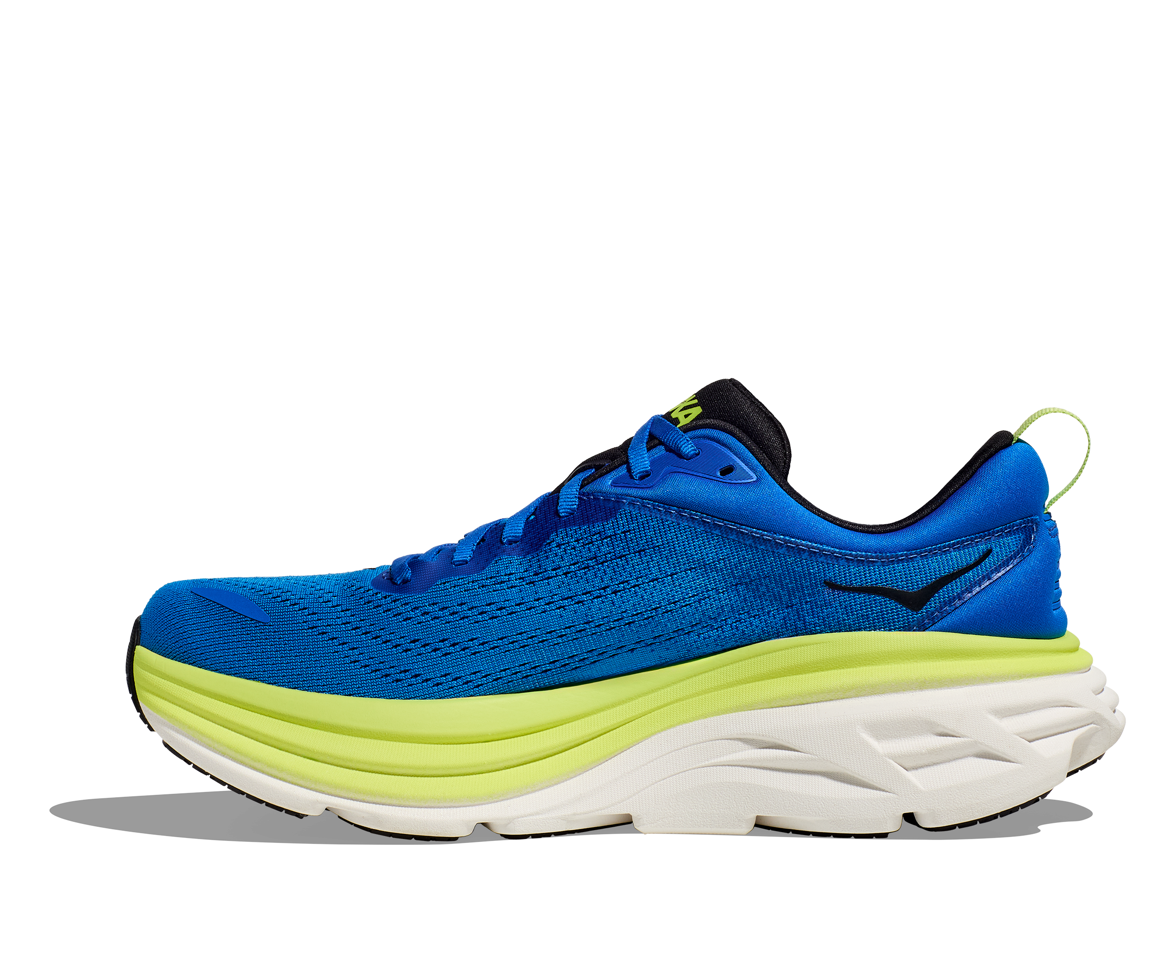 hoka bondi 8 loebesko herre 38 1123202 electric cobalt lettuce