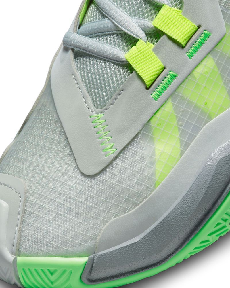Chaussures de basket Nike Jordan One Take 4 Gris & Vert pour homme