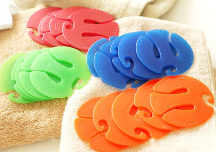 (10er Set) Ø68mm Socken Klammern Strümpfe Clips Socken Trockner Aufhänger - Assortiert