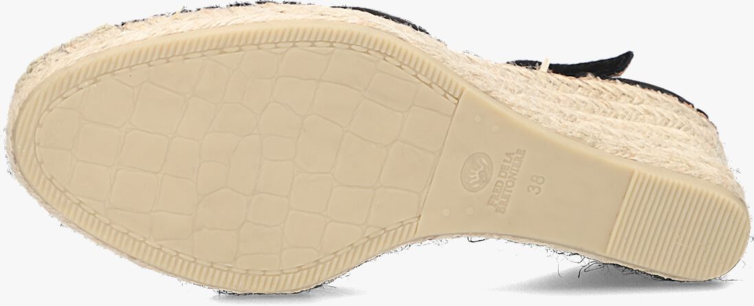 FRED DE LA BRETONIERE zwarte fred de la bretoniere espadrilles 153010272