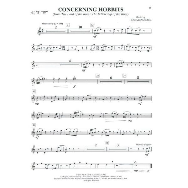 Alfred Music Publishing Top Hits from TV Movies Clar.