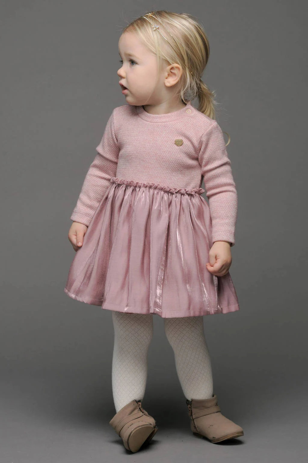 Le Chic A-lijn jurk roze