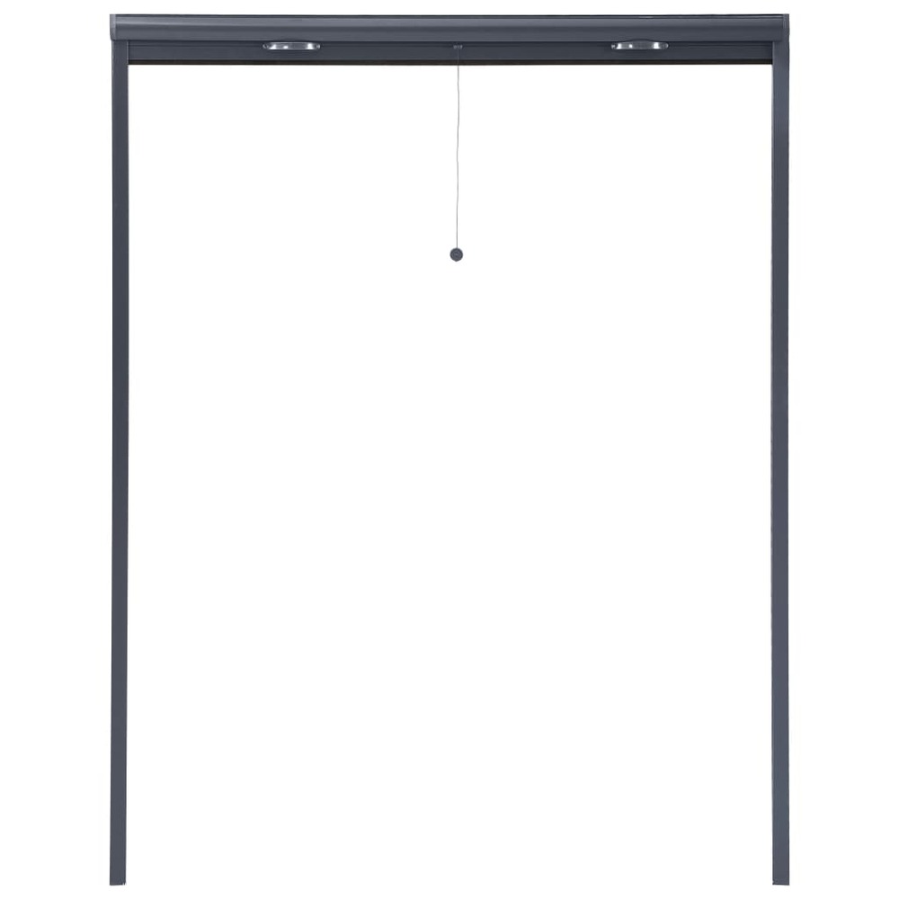 Moustiquaire à rouleau pour fenêtres anthracite 130x170 cm