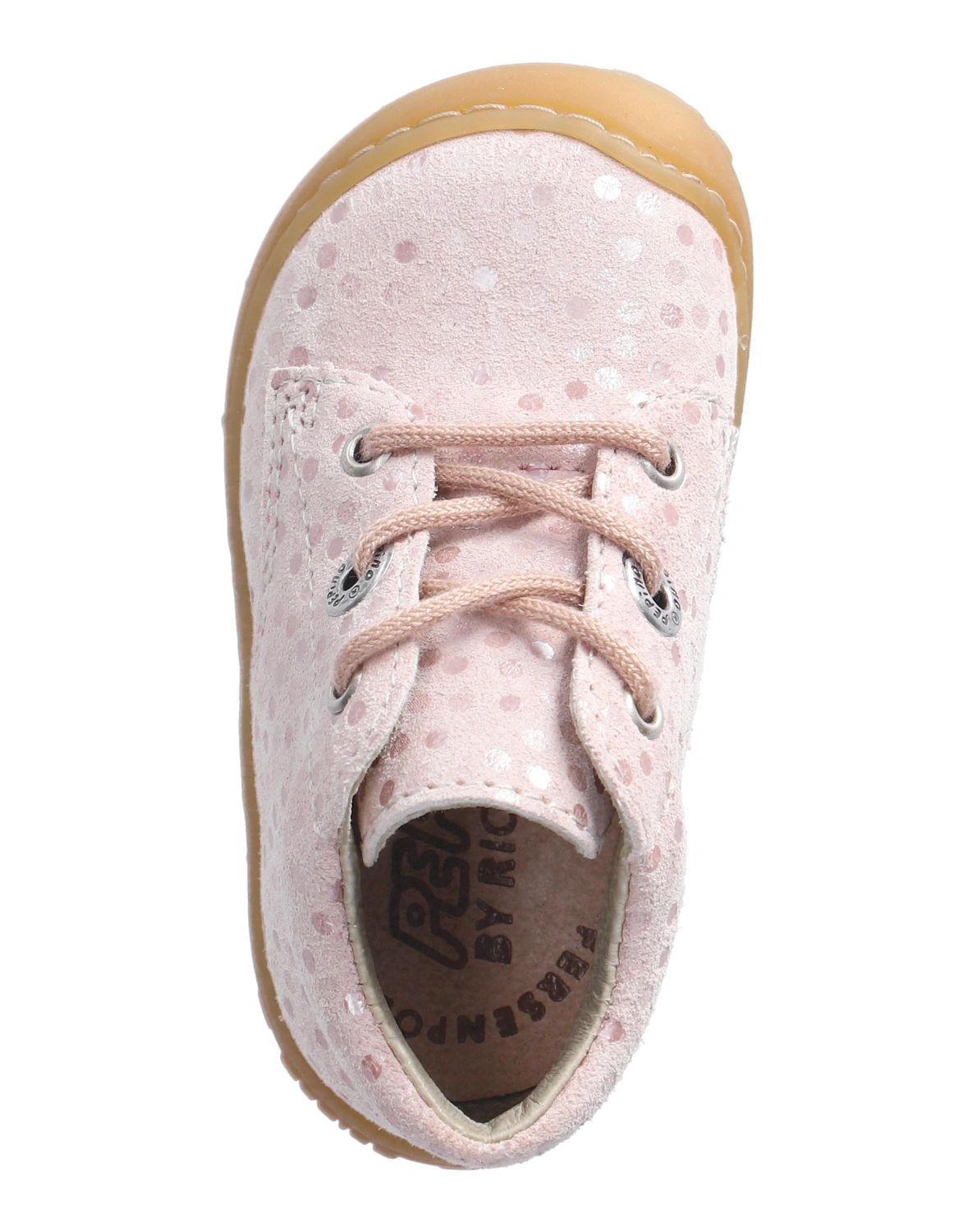 Schnür-Lauflernschuhe DOTS BUBBLE in powder