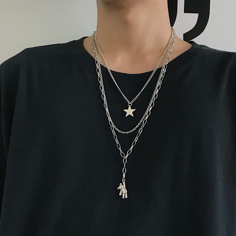 Malnia Home - Ster hanger ketting / Beer hanger ketting / Ketting / Set