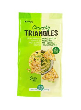 Terrasana Triangles mais peulvruchten 80g