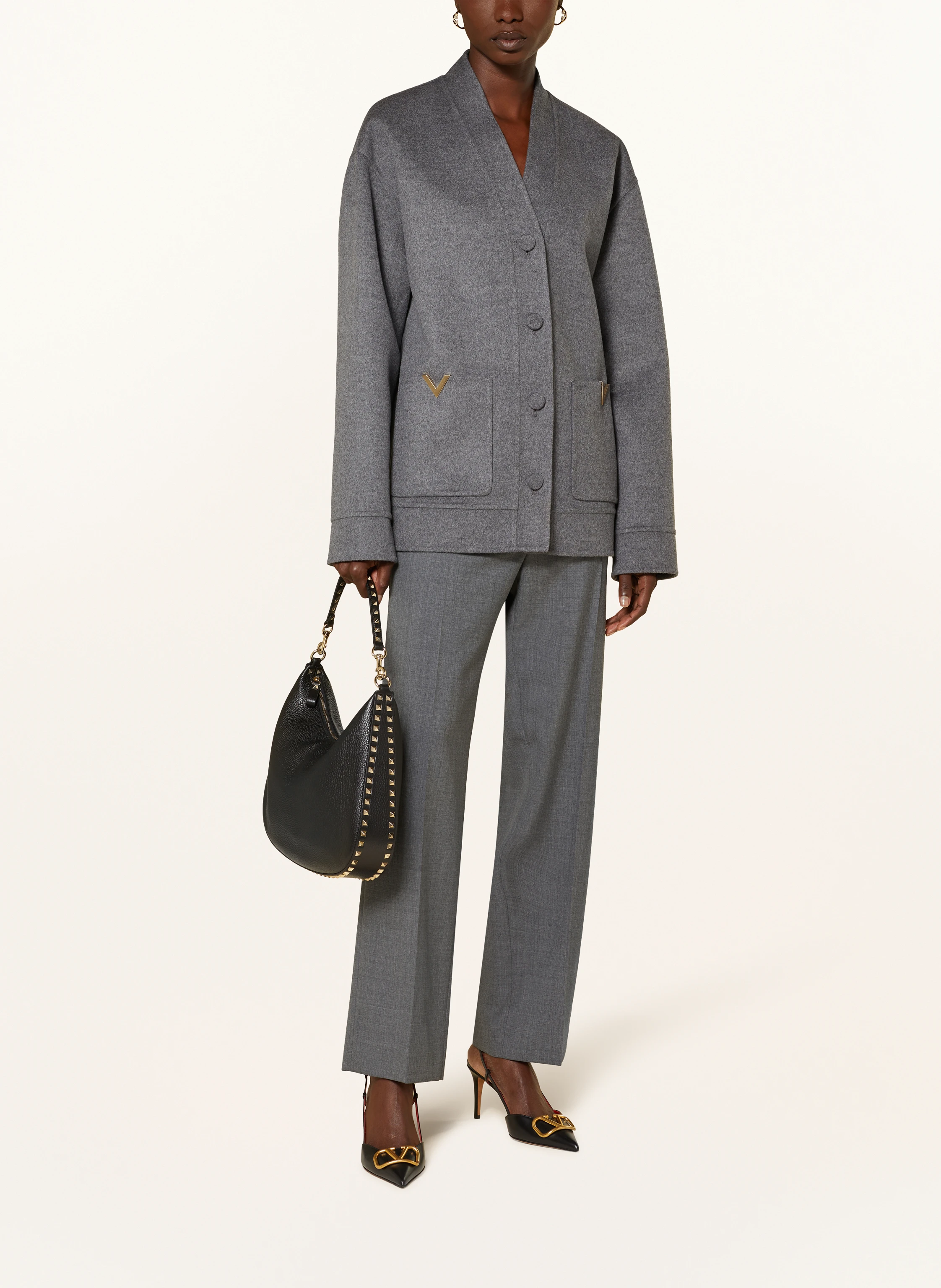 VALENTINO GARAVANI Hobo-Bag ROCKSTUD mit Nieten