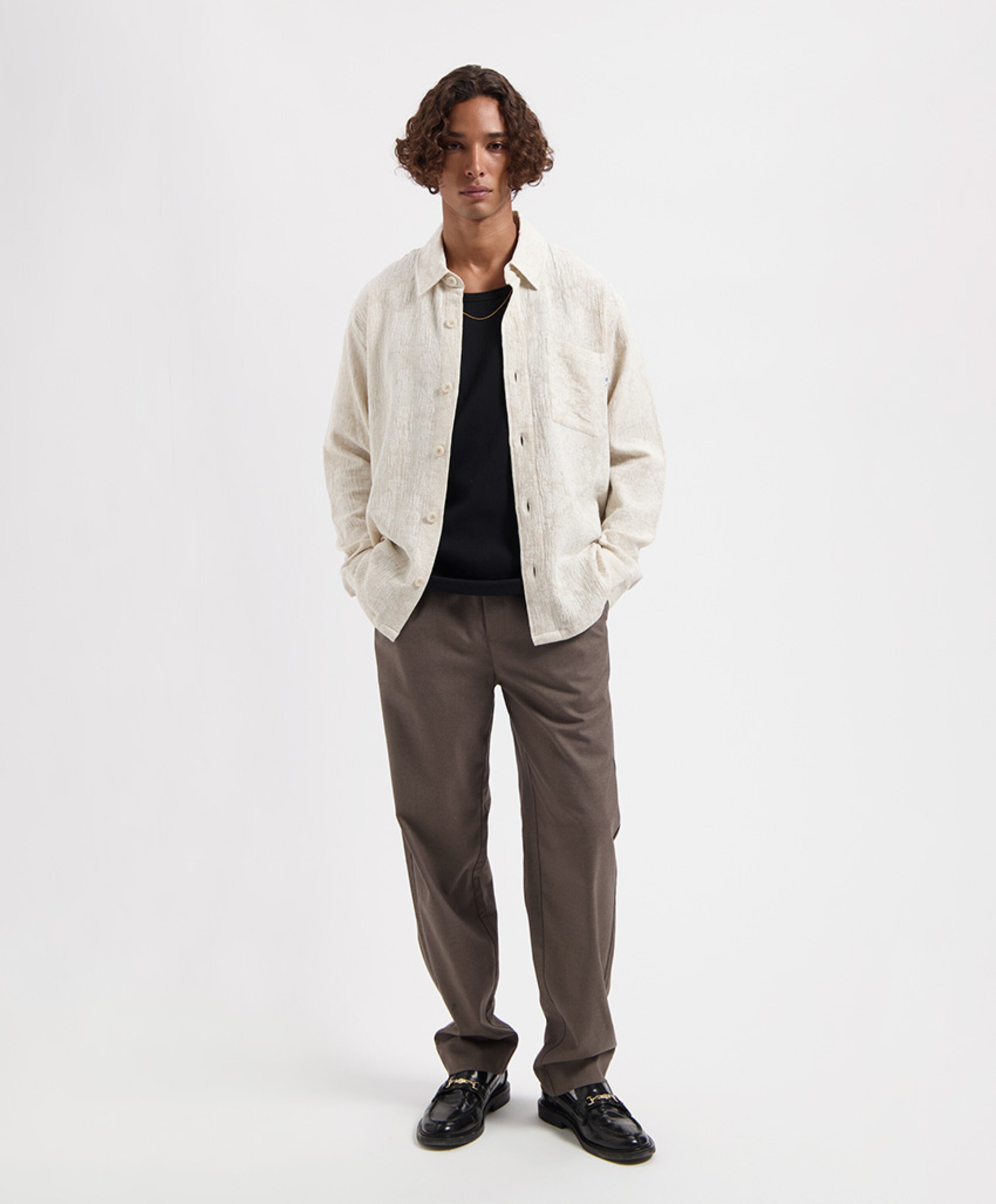 Law of the Sea Heren overshirt ecru