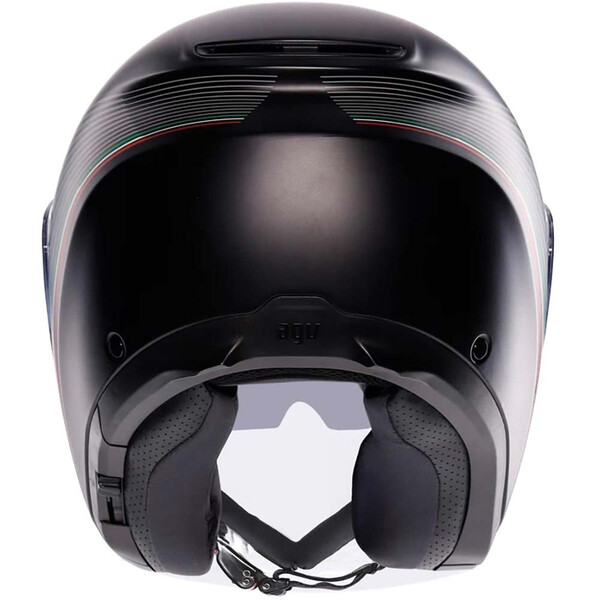AGV - Casque Irides Bologna Noir / Gris / Rouge / Vert / Mat