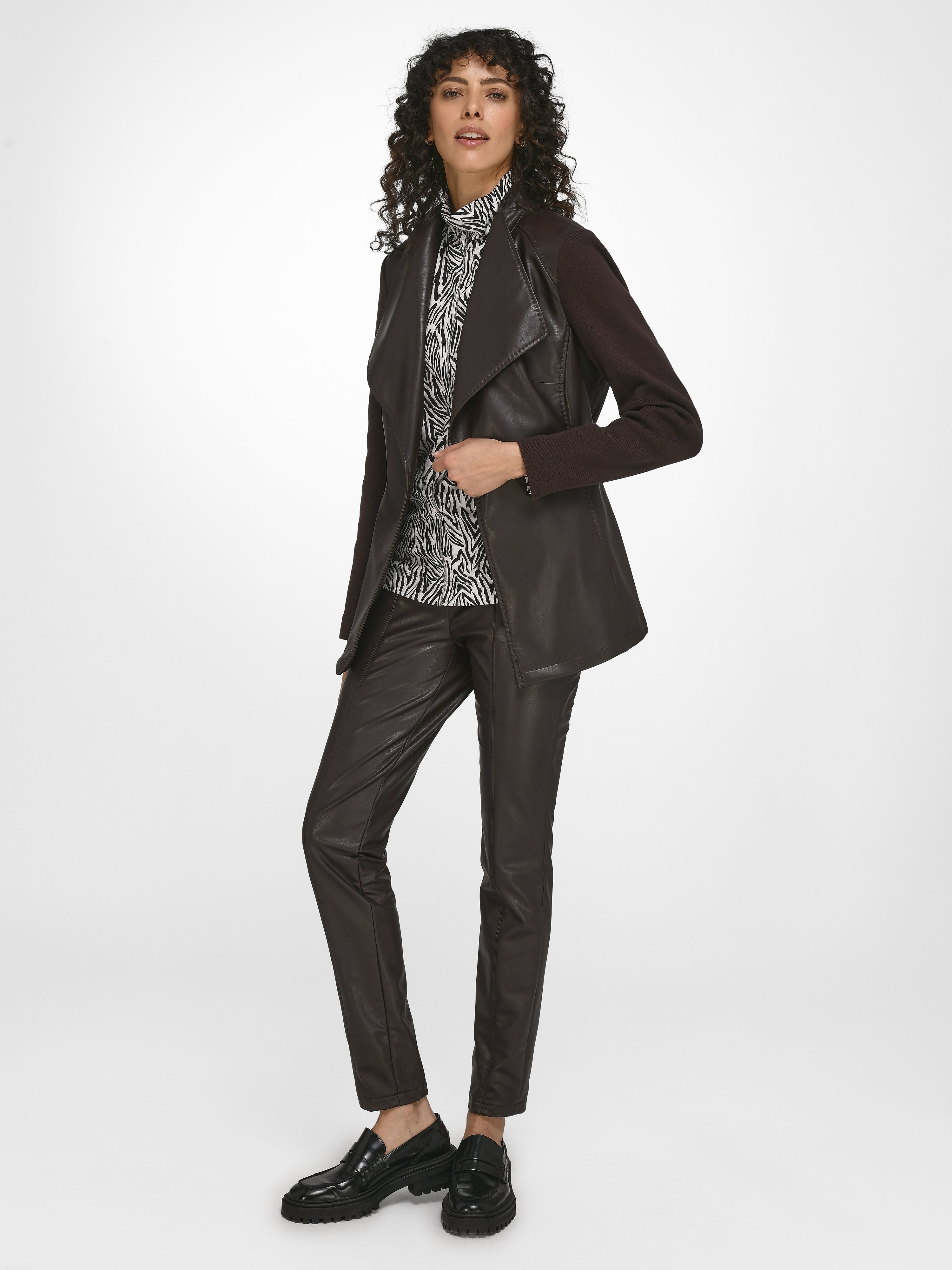 Jacke mit Spatenkragen