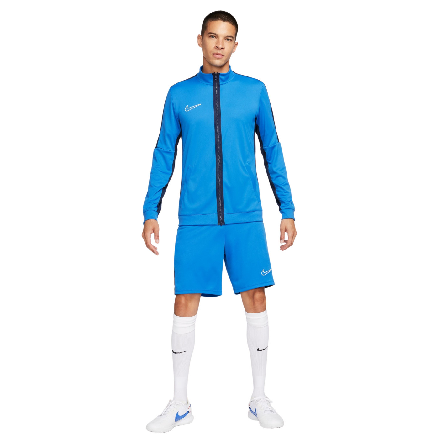 Nike Dri-FIT Academy 23 Trainingsjack Full-Zip Blauw Donkerblauw Wit