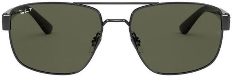 Ray-Ban - RB3663 - Zonnebril - Grijs - Geometrisch - Gepolariseerd