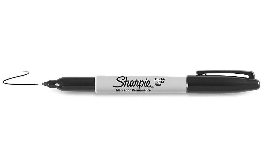 Permanent-Marker 0.9 mm SchwarzLeuchtende Marker für jeden Untergrund