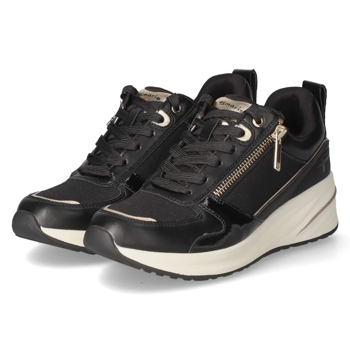 TamarisLow Sneaker - Black/Gold