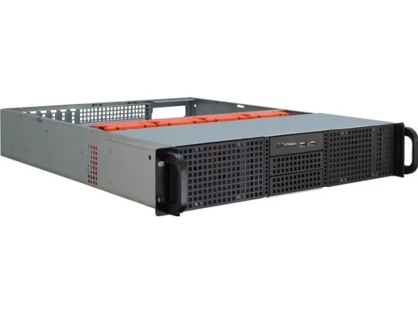 Inter-Tech IPC 2U-20255 - Rack-monterbar - 2U - fuld AT - ingen strømforsyning (EPS2U) - USB