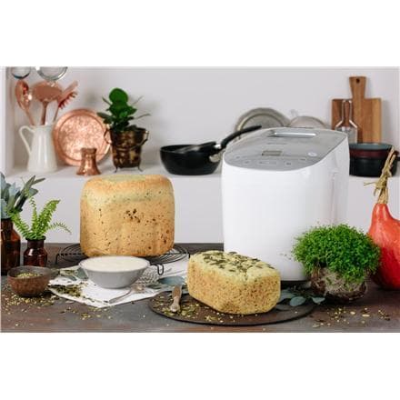 Gorenje Brødmaskine BM1600WG Effekt 850 W, Antal programmer 16, Display LCD, Hvid/Sølv