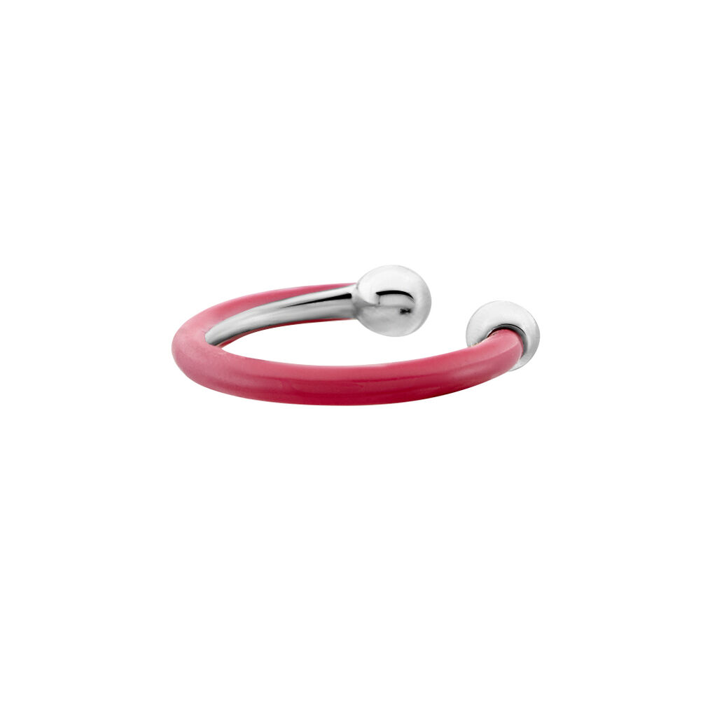 Bague D'oreille Unitaire Argent Blanc Samba