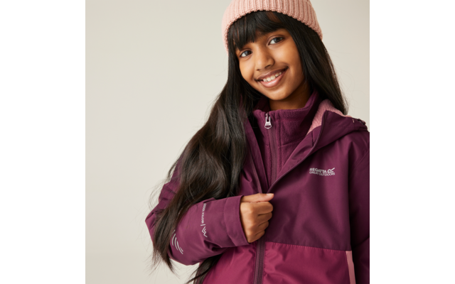 Regatta Hillain Kinder gefütterte Regenjacke