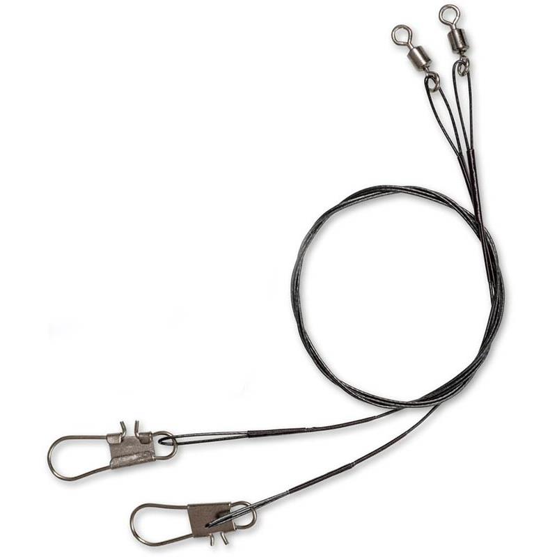 Bas De Ligne Acier Zebco Trophy 1X7 Standard - Par 2