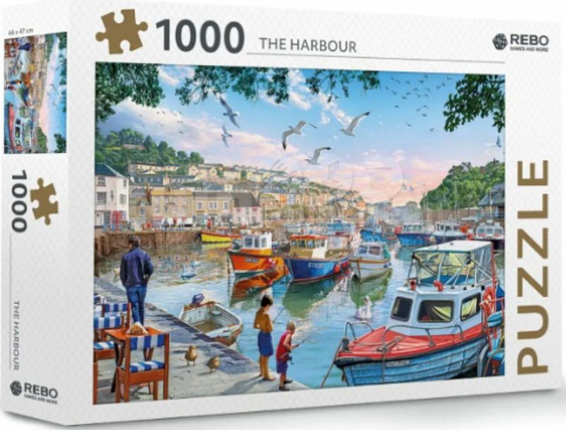 Rebo - The Harbour - Legpuzzel - 1000 Stukjes