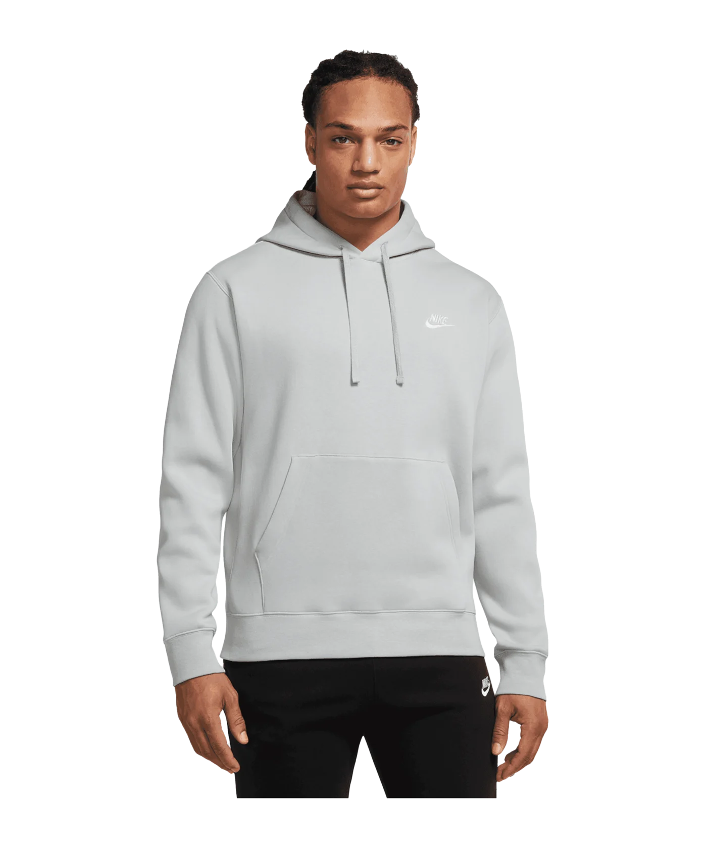 Nike Club Fleece Hoody Grau F077
