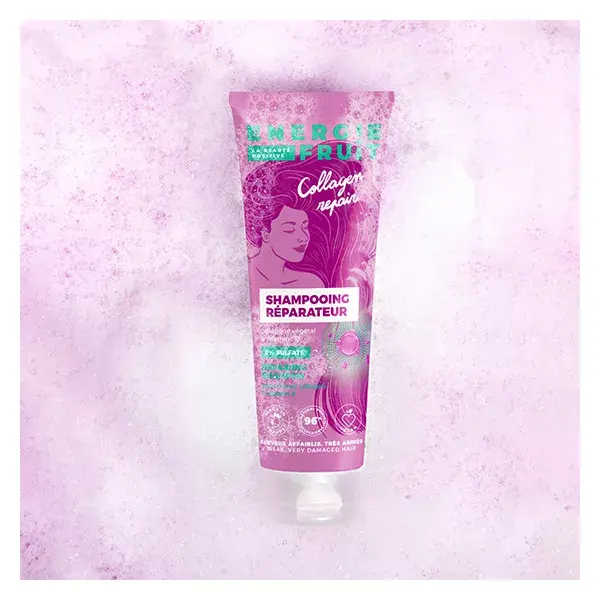 Shampoo Reparador Energie Fruit Collagen para Cabelos Muito Danificados 250ml