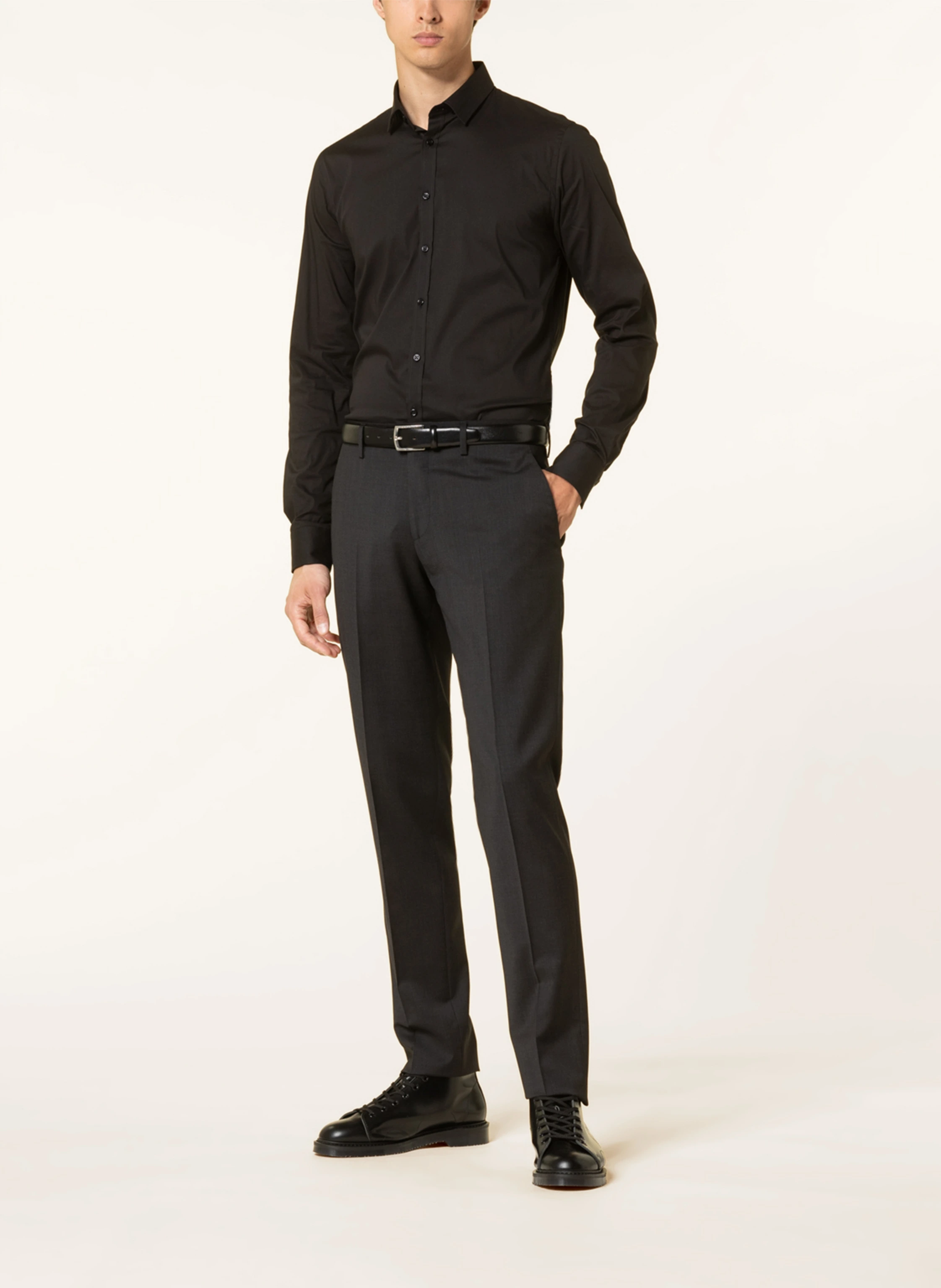 LARDINI Anzughose Slim Fit