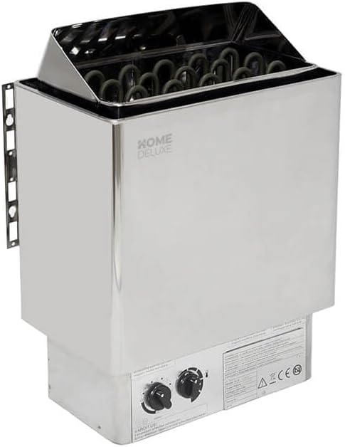 Home Deluxe - Saunaofen KIVA 4.5 kW - 56 x 28 x 14 cm | inkl. integrierte Steuerung & Zeitschaltuhr