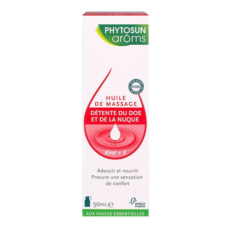 Kiné+ huile de massage dos & nuque 50ml